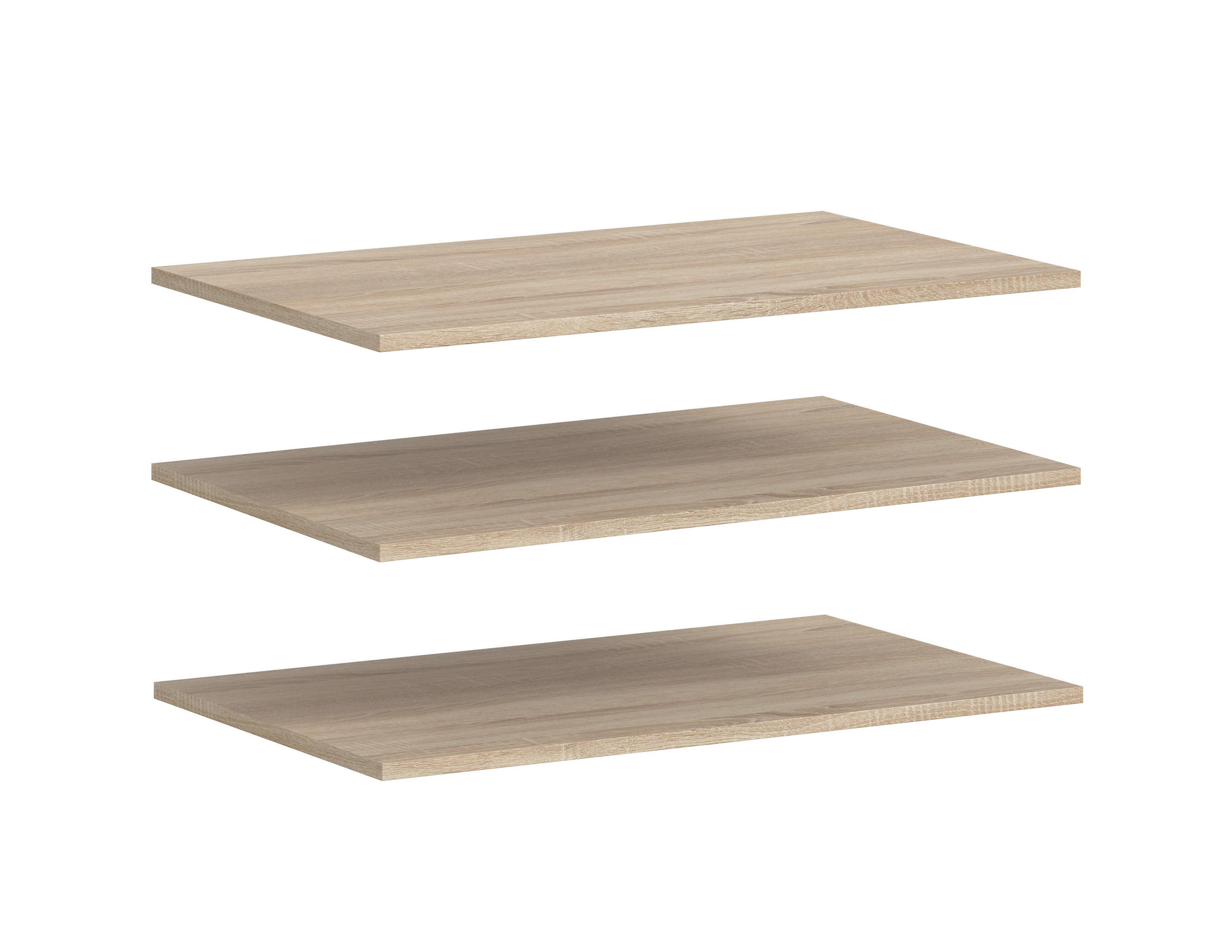 EINLEGEBODENSET 77/2/33 cm  - Sonoma Eiche, MODERN, Holzwerkstoff (77/2/33cm) - Livetastic