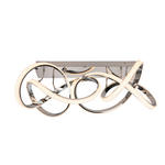 LED-DECKENLEUCHTE 89/53/32 cm   - Chromfarben, Design, Kunststoff/Metall (89/53/32cm) - Dieter Knoll