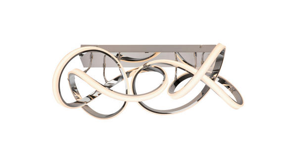 LED-DECKENLEUCHTE 89/53/32 cm   - Chromfarben, Design, Kunststoff/Metall (89/53/32cm) - Dieter Knoll