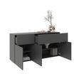 SIDEBOARD Newniq  in 150/75/42 cm  - Anthrazit, Design, Holzwerkstoff (150/75/42cm) - Hom`in