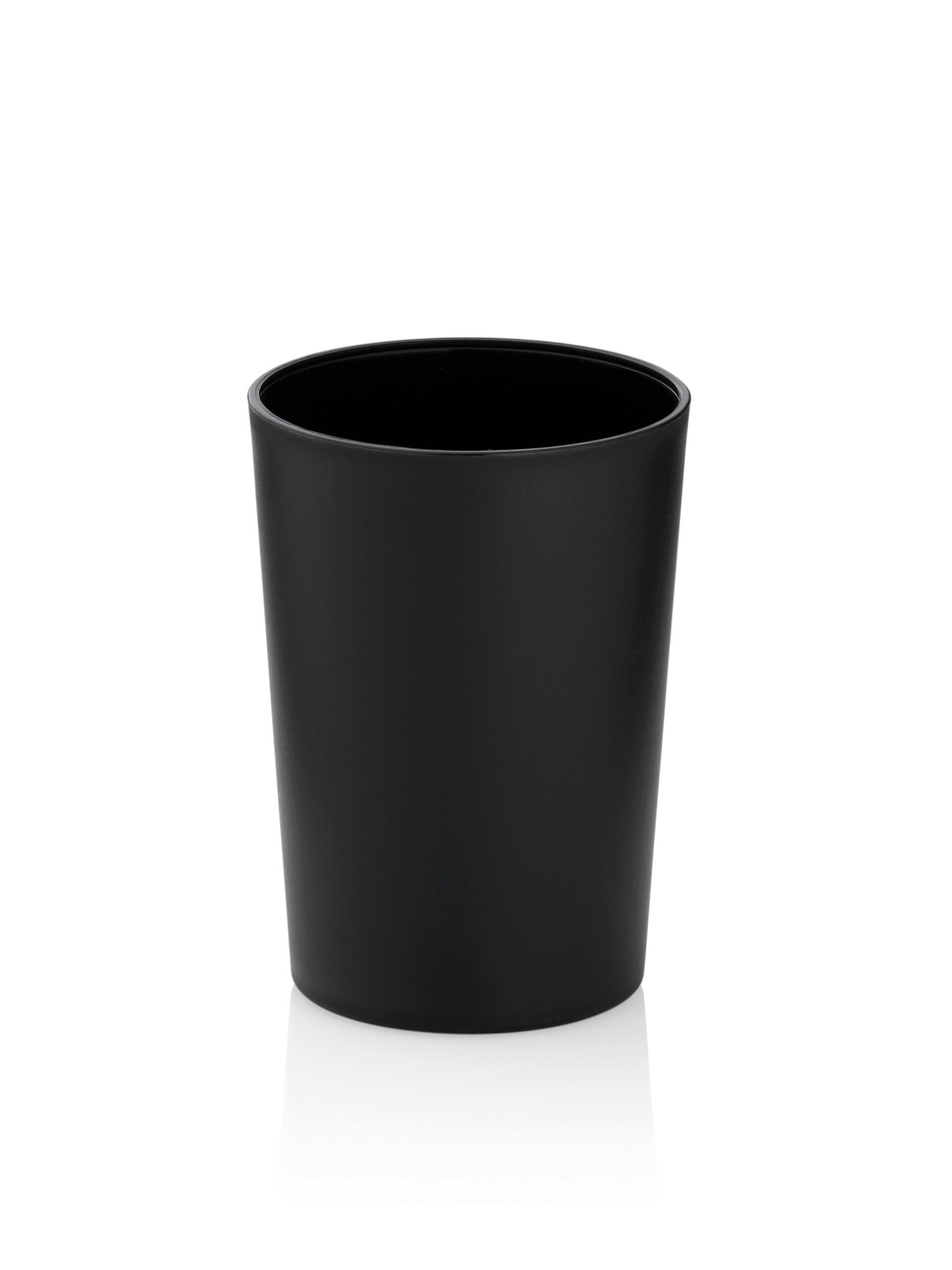 ZAHNPUTZBECHER Kunststoff  - Schwarz, Basics, Kunststoff (8/11cm) - Kela