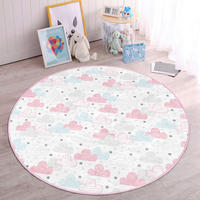 KINDERTEPPICH 150/150 cm Multicolor rund  - Multicolor, Basics, Textil (150/150cm)