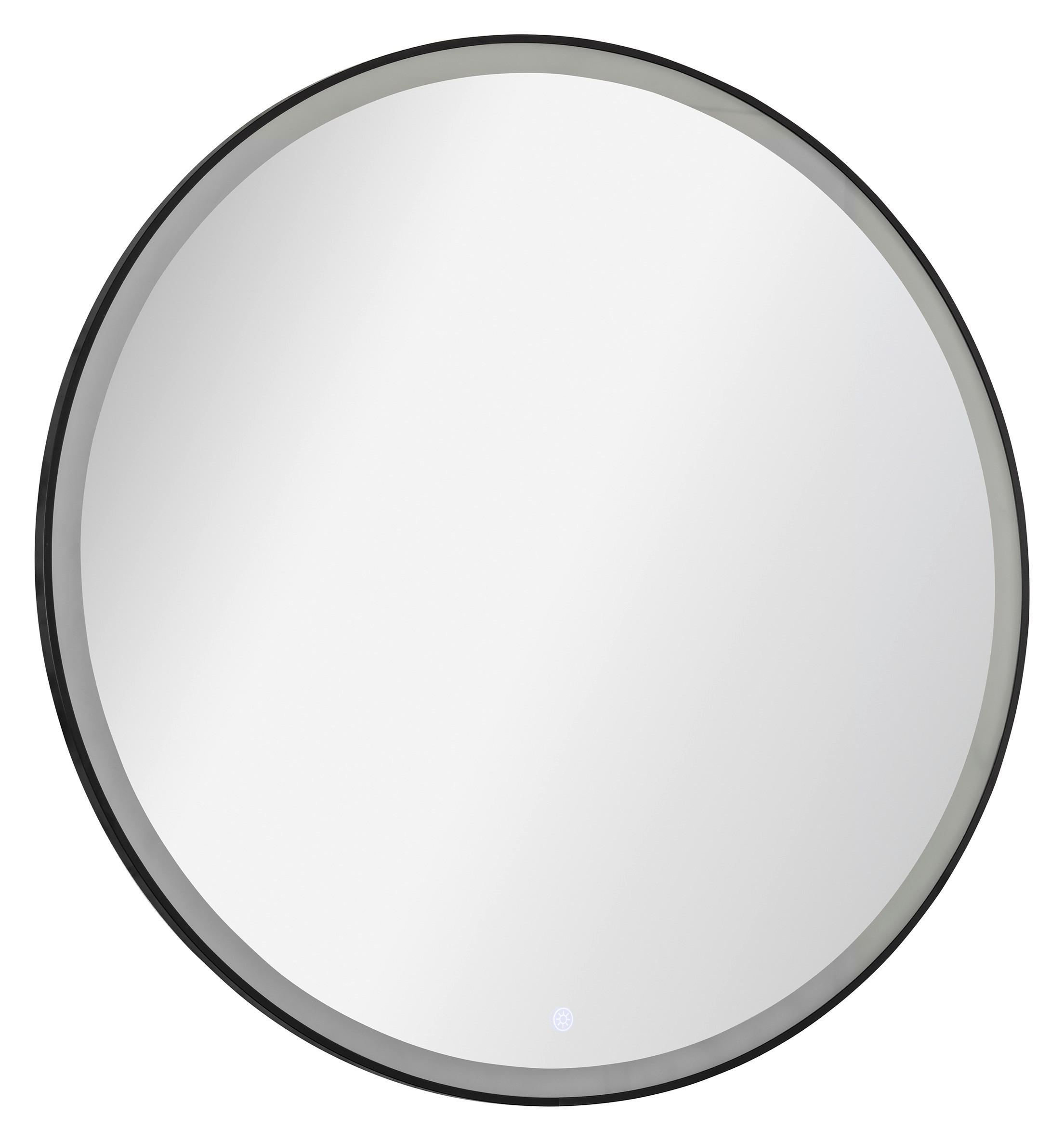 BADEZIMMERSPIEGEL 80/80/3 cm - Schwarz, MODERN, Glas (80/80/3cm) - MID.YOU