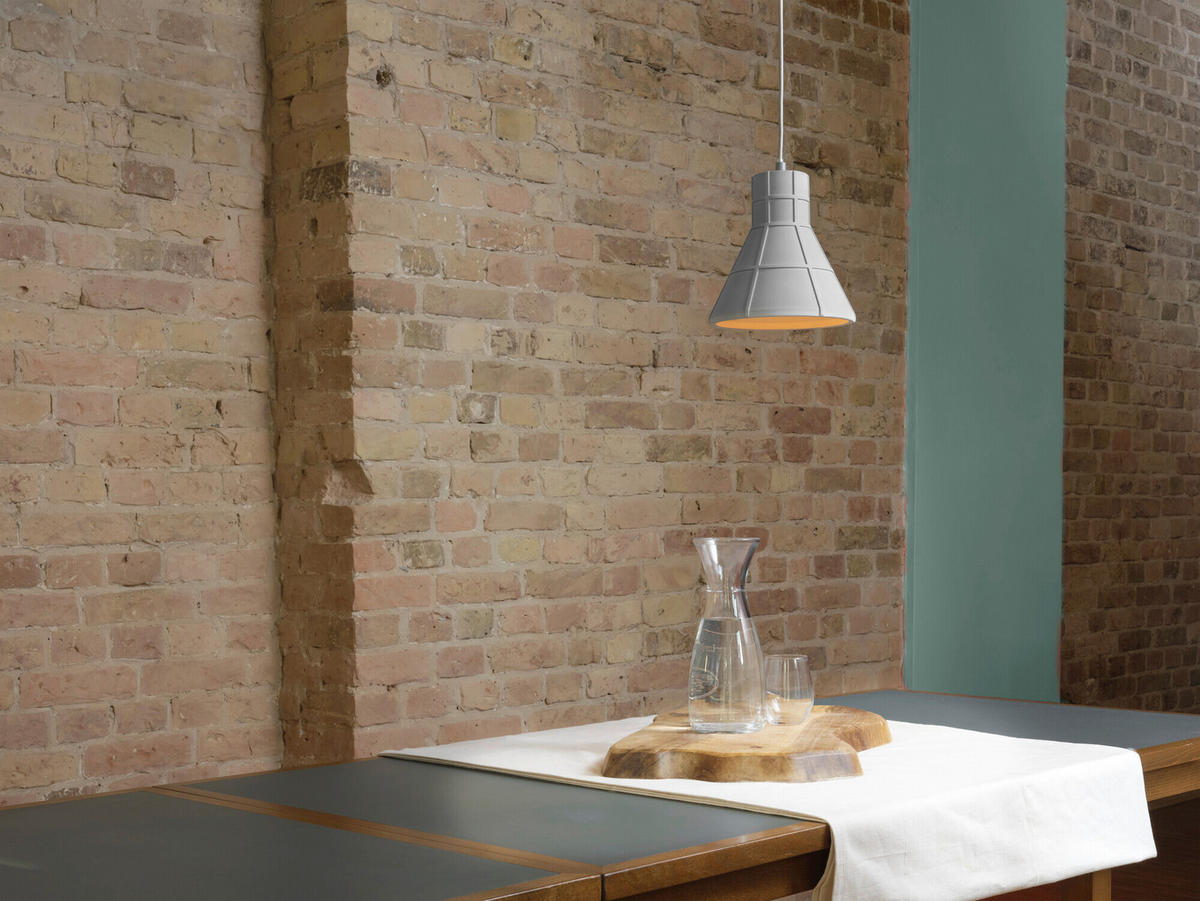 HÄNGELEUCHTE 20/125 cm  - Dunkelgrau, Basics, Stein/Metall (20/125cm) - Osram