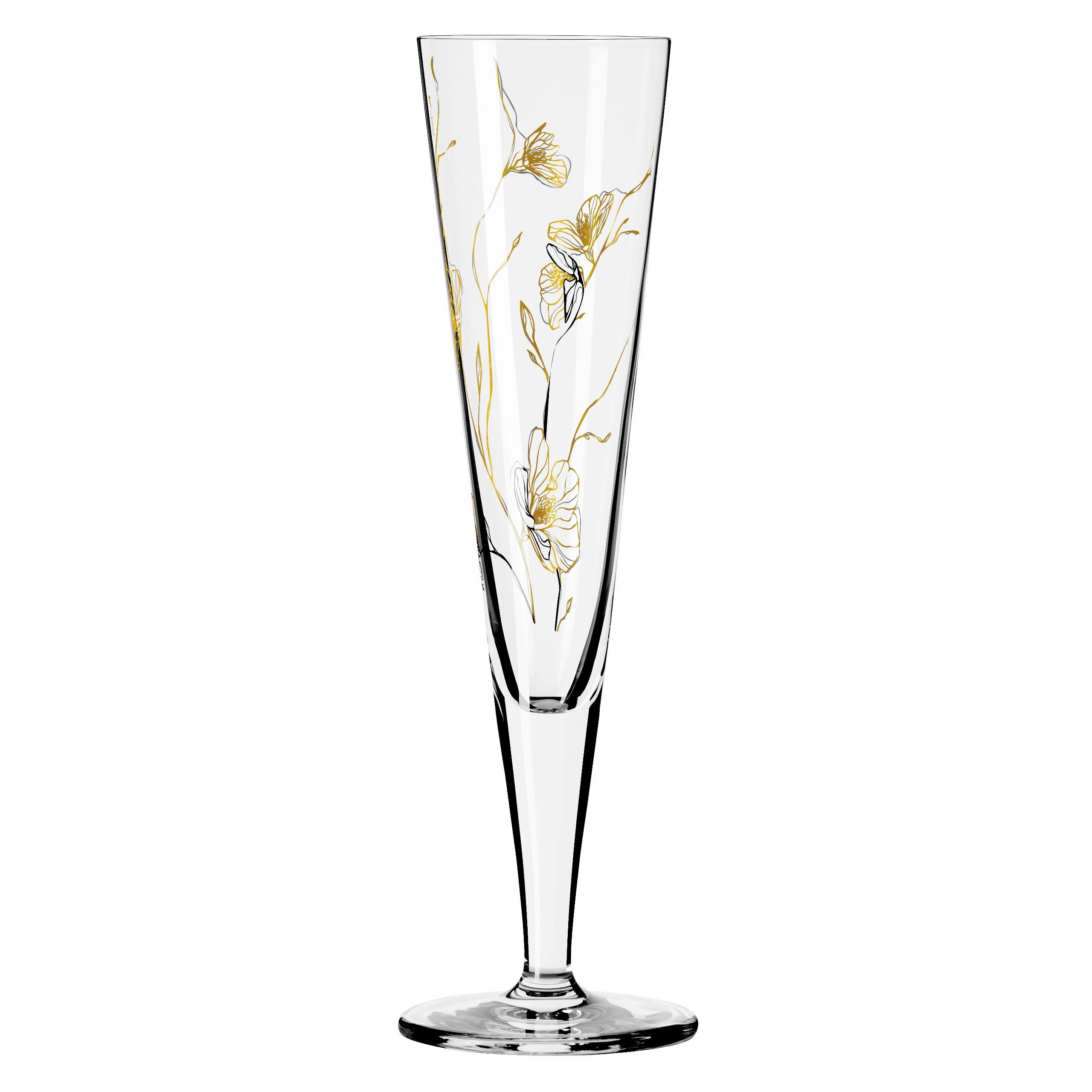 CHAMPAGNERGLAS 205 ml  - Silberfarben/Goldfarben, LIFESTYLE, Glas (7,2/24cm) - Ritzenhoff