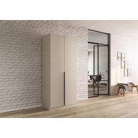 DREHTÜRENSCHRANK 91/229/54 cm 2-türig Champagner  - Champagner/Grau, MODERN, Holzwerkstoff/Metall (91/229/54cm) - Rauch Möbel