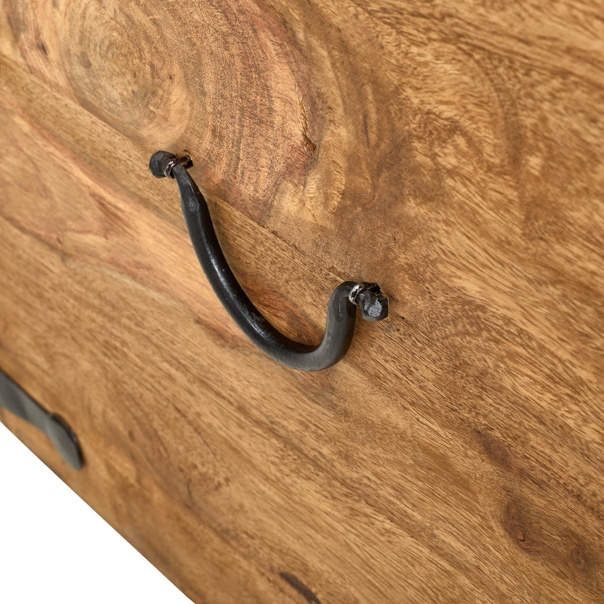 TRUHE Holz Sheesham Hartholz  - Sheeshamfarben, KONVENTIONELL, Holz (48/48/48cm) - Livetastic