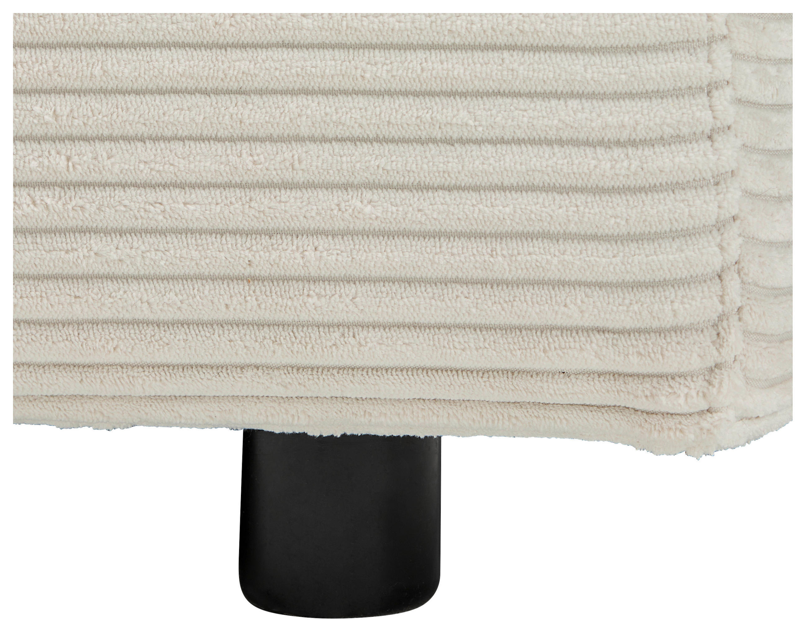 Thumbnail - Hom`in Ecksofa, Creme, Textil, 4-Sitzer, Füllung: Schaumstoff, Federn, Ottomane links, L-Form, 265x224 cm, Blauer Engel,...