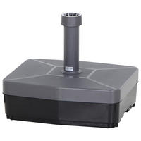 SONNENSCHIRMSTÄNDER - Anthrazit, KONVENTIONELL, Kunststoff (49/16/41cm) - Siena Garden