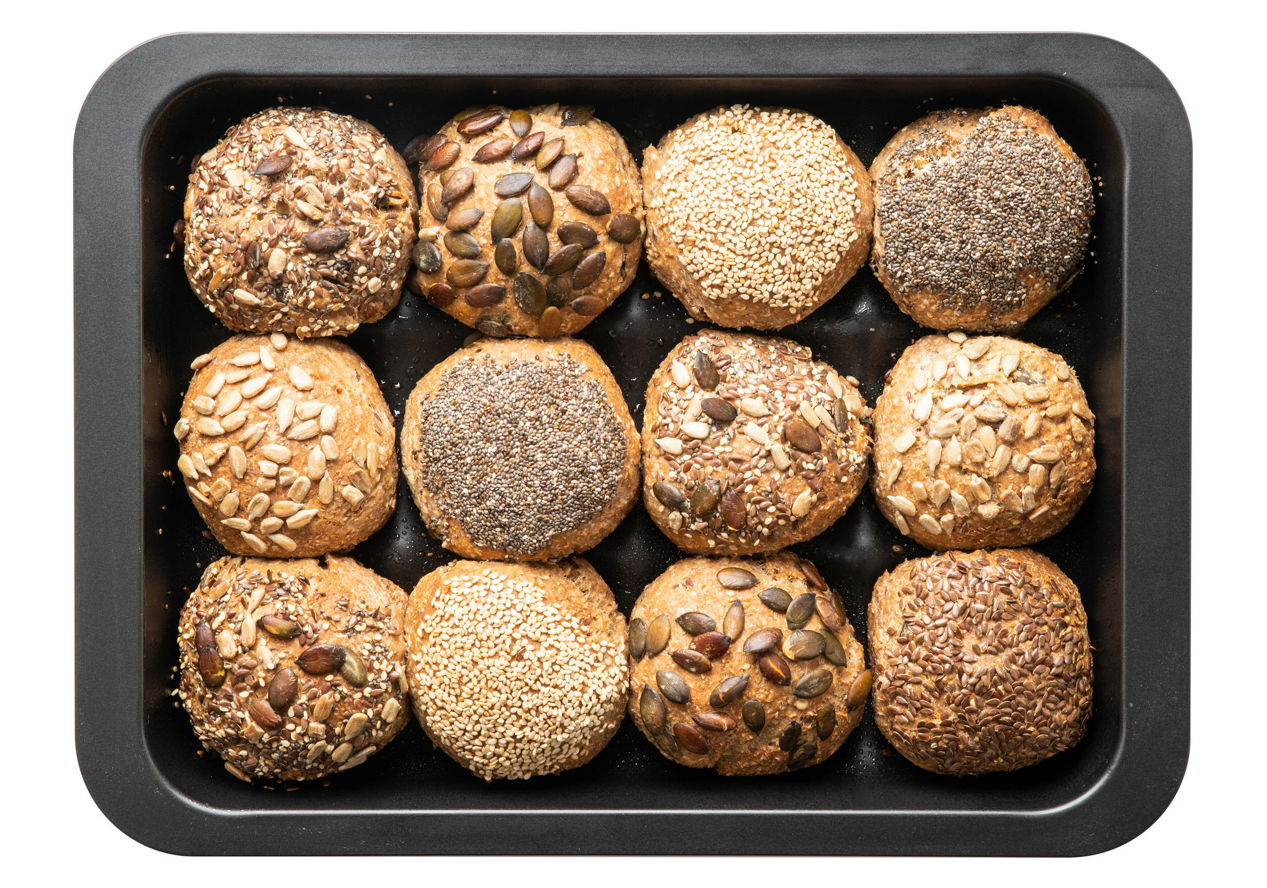 BRÖTCHEN-/DAMPFNUDELFORM - Schwarz, KONVENTIONELL, Metall (27/5/36cm) - Zenker