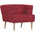 SESSEL in Textil Rot, Schwarz - Rot/Schwarz, Design, Holz/Textil (85/71/80cm) - Carryhome SESSEL in Textil Rot, Schwarz - Rot/Schwarz, Design, Holz/Textil (85/71/80cm) - Carryhome