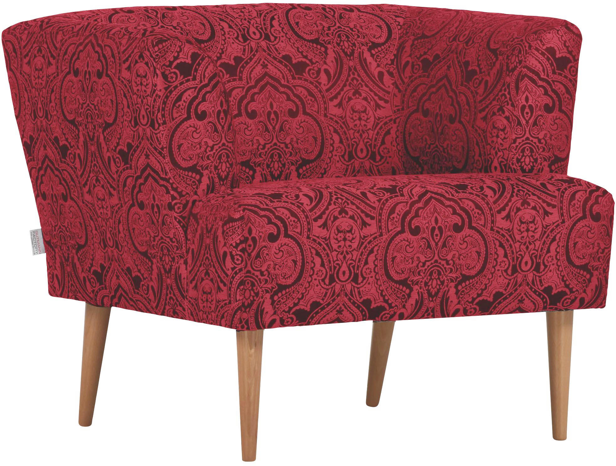 Hom`in SESSEL Flachgewebe Rot 