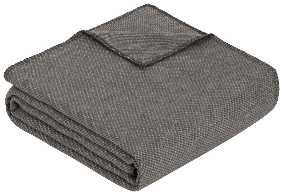 DEKORATIVNA ODEJA 140/200 cm siva  - siva, Konvencionalno, tekstil (140/200cm) - Bio:Vio