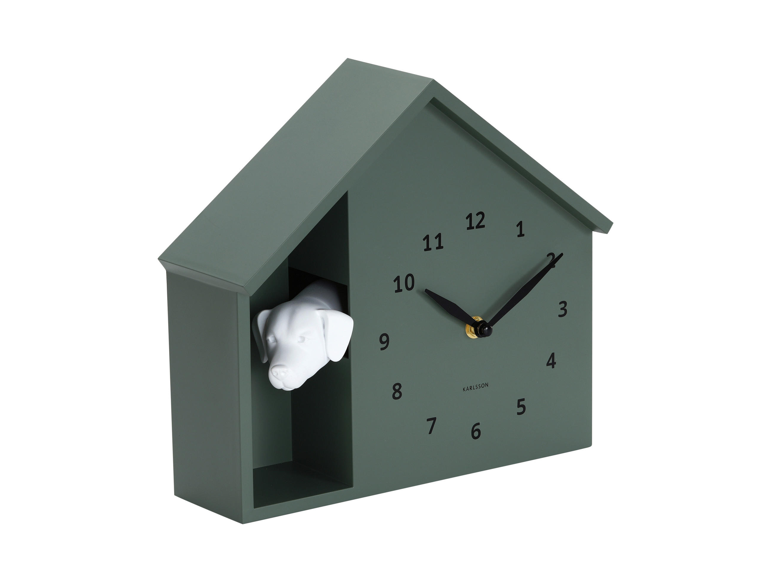 WANDUHR  Waldgrün  - Waldgrün, Basics, Kunststoff (24.9/27cm) - Karlsson