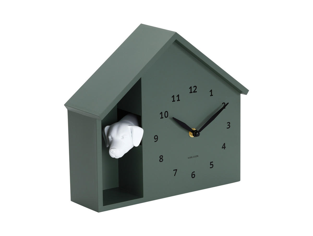 WANDUHR  Waldgrün  - Waldgrün, Basics, Kunststoff (24.9/27cm) - Karlsson