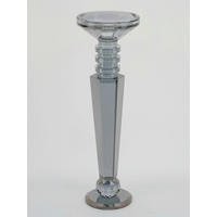 KERZENHALTER - Dunkelgrau, Basics, Glas (9/9/30cm) - Cor Mulder