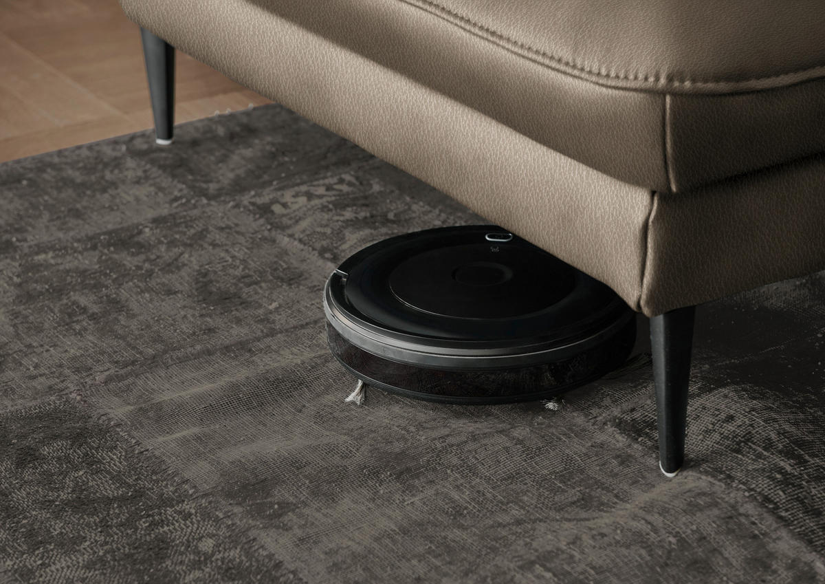 ECKSOFA  in Echtleder Taupe  172/334 cm  - Taupe/Schwarz, Design, Leder/Metall (172/334cm) - Hukla