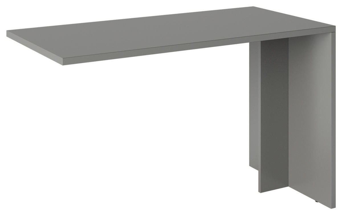 SCHREIBTISCH 120/58/75 cm  in Grau  - Grau, Basics, Holzwerkstoff (120/58/75cm) - MID.YOU