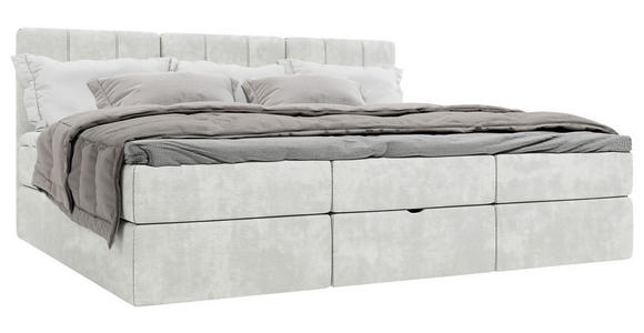 FAMILIENBETT - Creme/Schwarz, Design, Holzwerkstoff/Kunststoff (270/200cm) - Esposa
