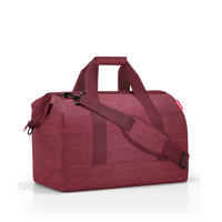 REISETASCHE Allrounder L twist maroon  - Bordeaux, Basics, Textil (48/39.5/29cm) - Reisenthel