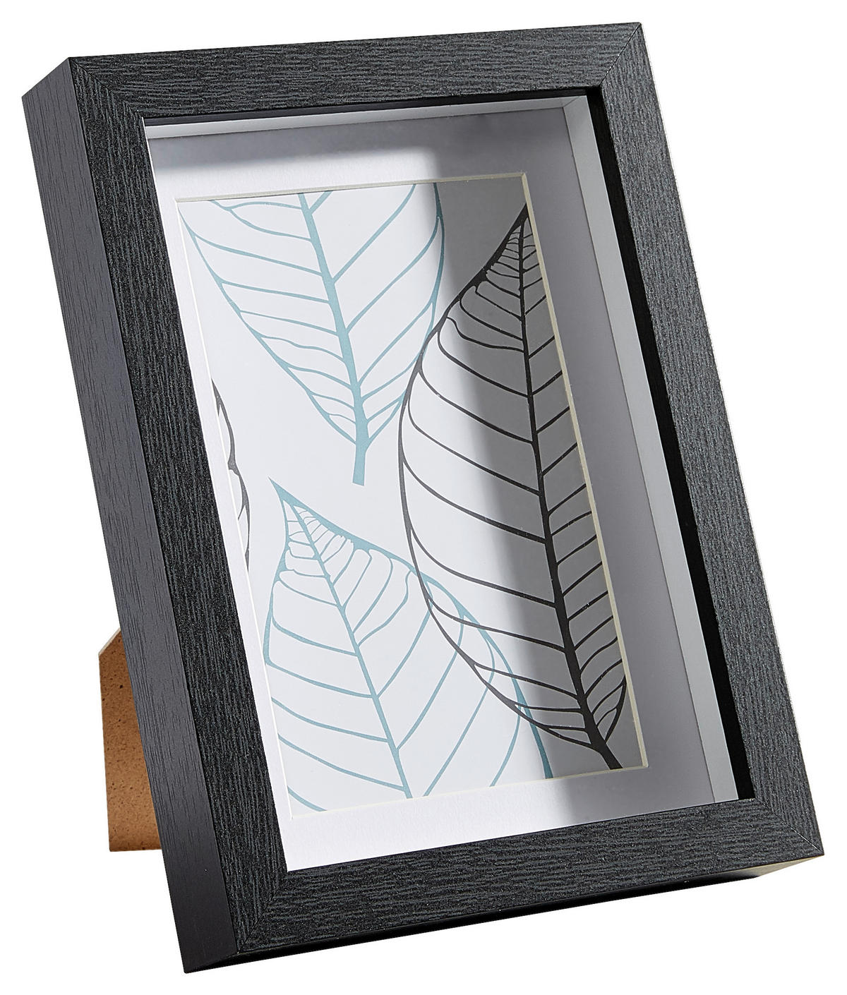BILDERRAHMEN in Schwarz  - Schwarz, Basics, Glas/Holz (15/20/3cm)