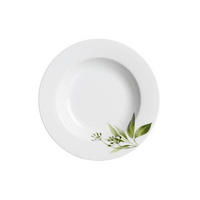 HLUBOKÝ TALÍŘ porcelán keramika 22 cm - bílá/zelená, Konvenční, keramika (22cm) - Ritzenhoff Breker