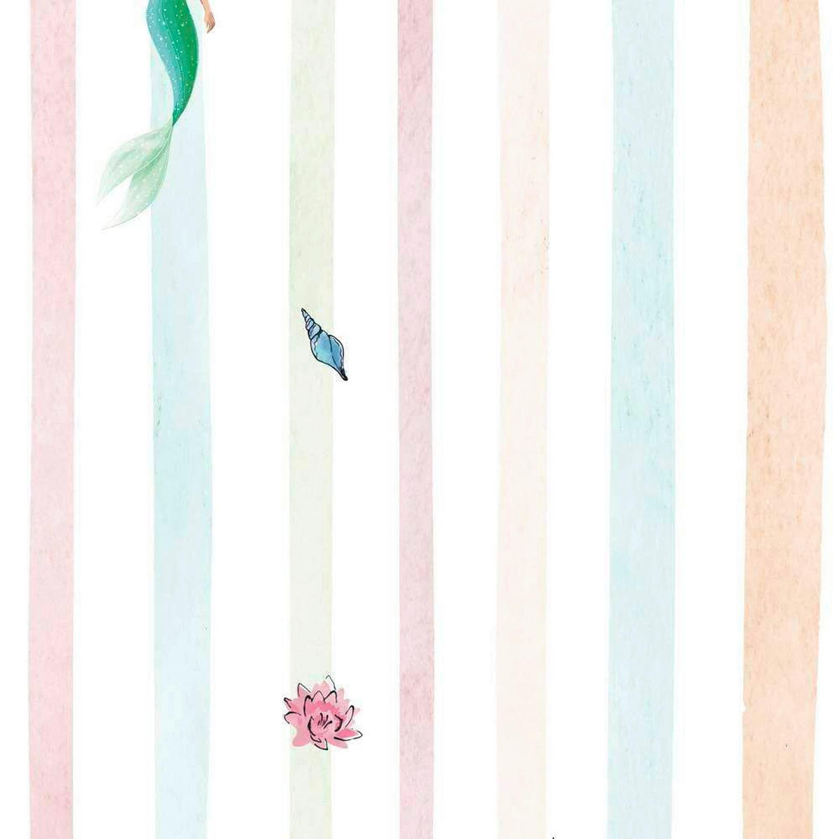 FOTOTAPETE PRINCESS CHARMIX  - Weiß, Design, Textil (212/250cm) - Disney