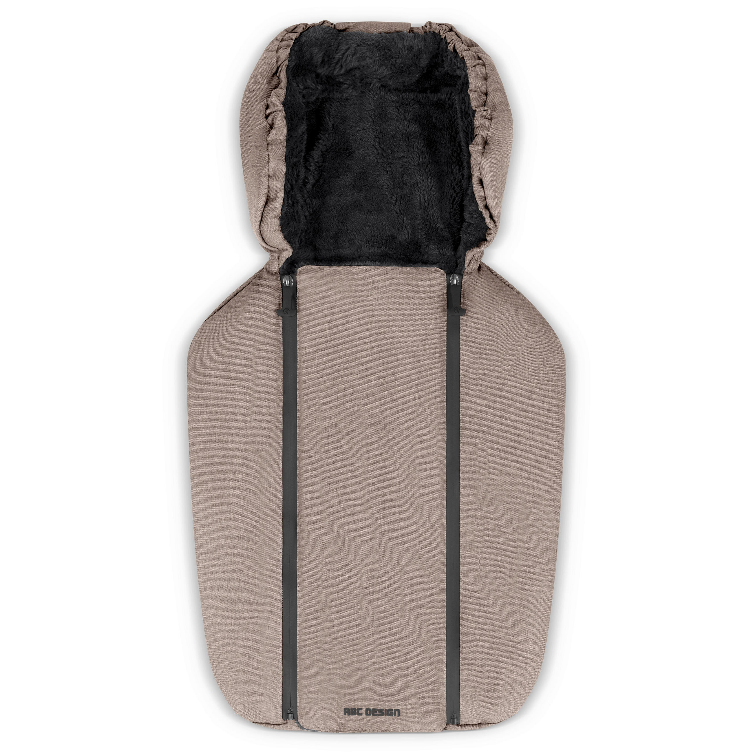 BABYSCHALEN-FUßSACK Neugeborenen-Fußsack - Beige, Basics, Textil (72/40/3cm) - ABC Design
