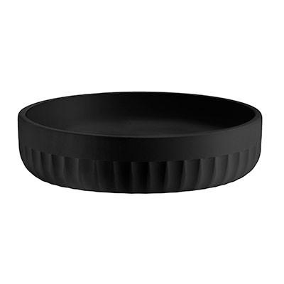 SEIFENSCHALE Kunststoff  - Schwarz, Basics, Kunststoff (12,2/3/12,2cm)