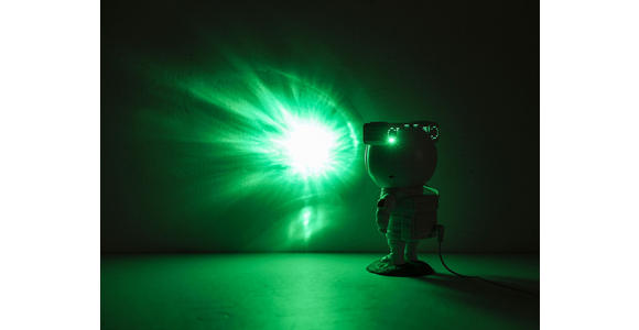LED-DEKOLEUCHTE Astronaut 12/13/23 cm  - Weiß/Grau, Design, Kunststoff (12/13/23cm) - Novel