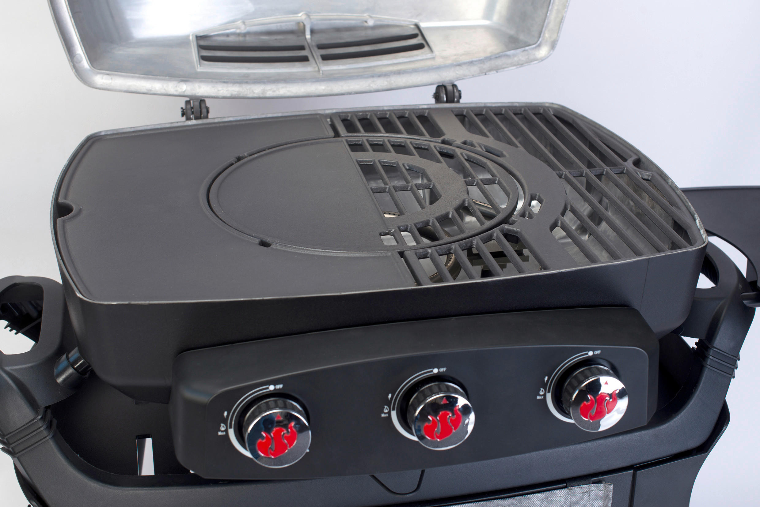GASGRILL  Schwarz  - Schwarz, Basics, Metall (132cm) - Landmann