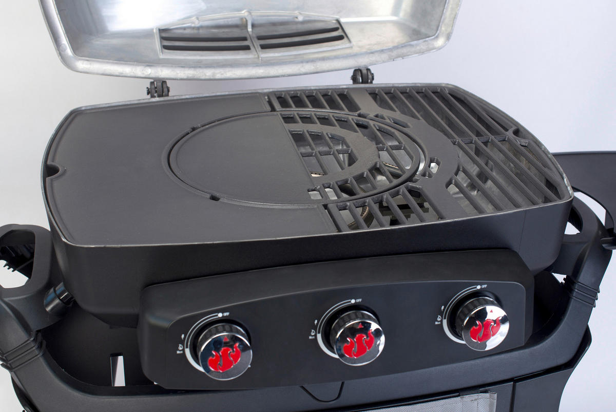 GASGRILL  Schwarz  - Schwarz, Basics, Metall (132cm) - Landmann