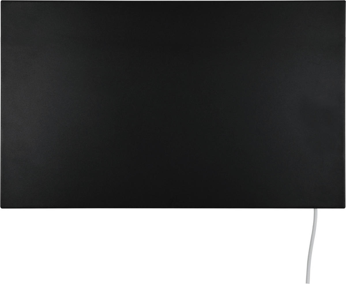 INFRAROT-HEIZPANEEL 100/59,5/3,3 cm 600 W  - Schwarz, Basics, Kunststoff/Metall (100/59,5/3,3cm)