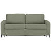 SCHLAFSOFA in Textil Grün  - Schwarz/Grün, Konventionell, Textil/Metall (187/84/97cm) - Welnova