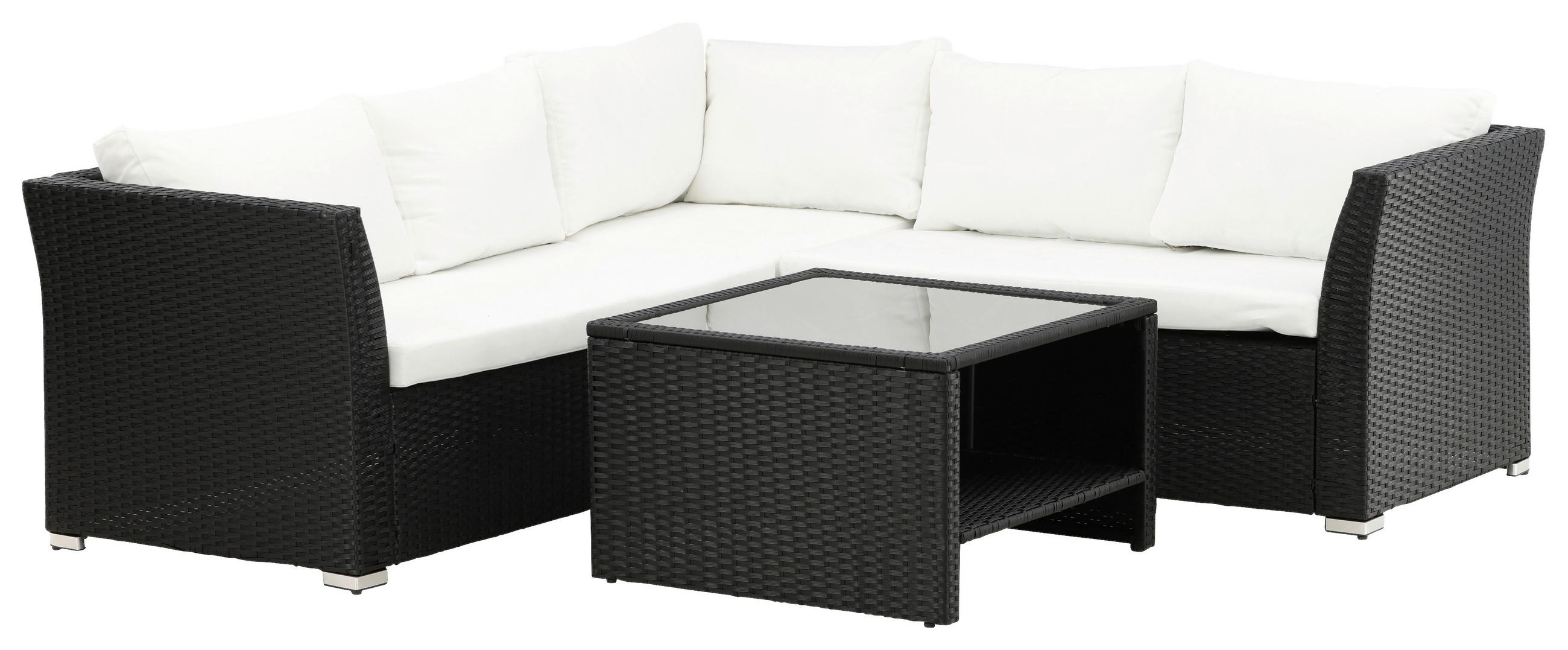 LOUNGEGRUPP  - svart, Klassisk, plast - Gardenson