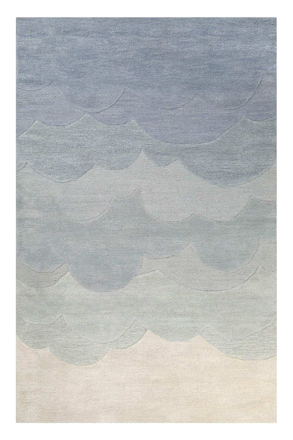 KINDERTEPPICH 140/200 cm Mika  - Pastellblau/Graublau, Trend, Textil (140/200cm)