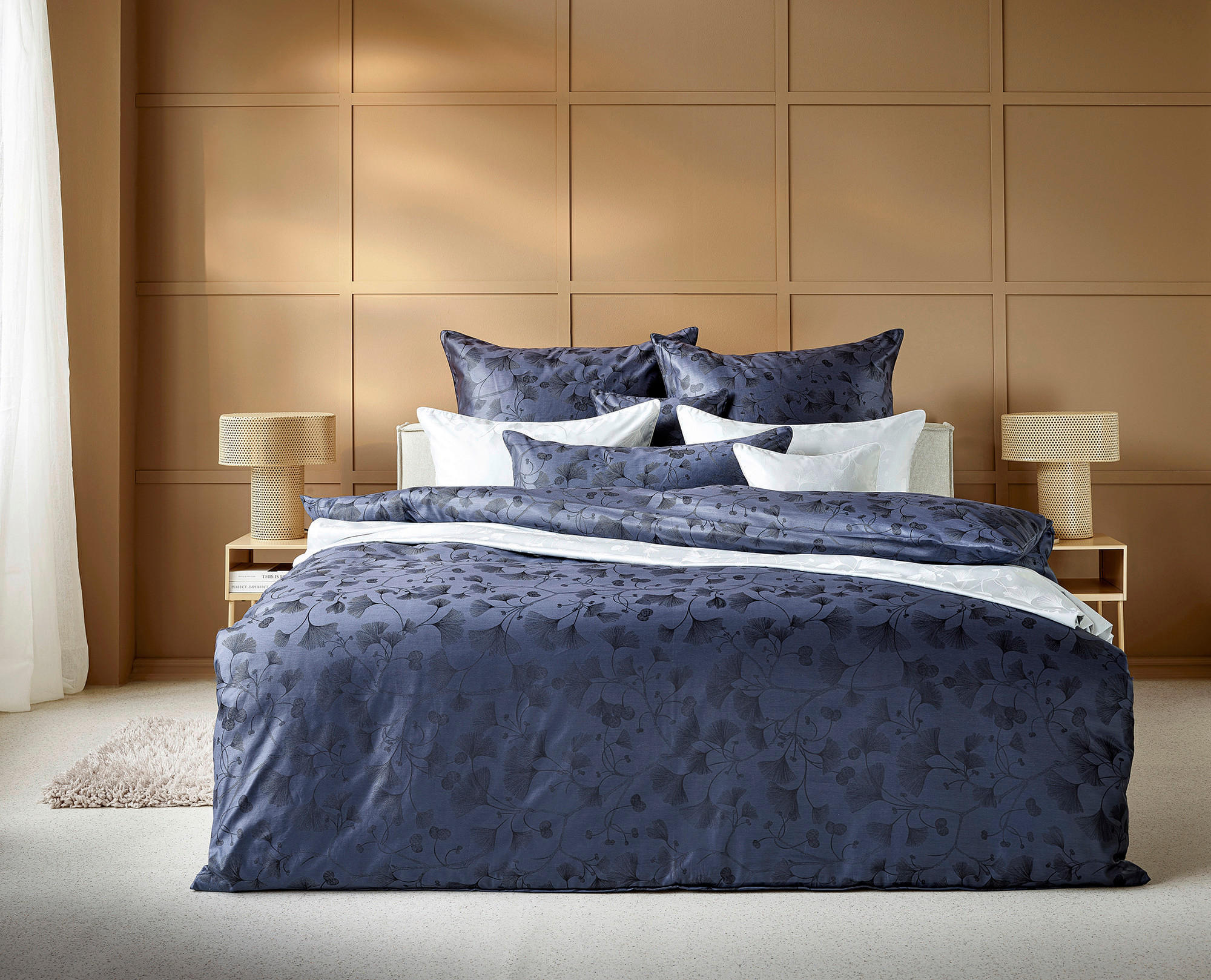 BETTWÄSCHE Damast 135/200 cm  - Silberfarben, Design, Textil (135/200cm) - Curt Bauer