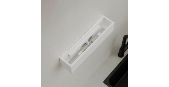 WANDLEUCHTE Alessia 35,3/7,5/7,5 cm  - Weiß, Basics, Stein (35,3/7,5/7,5cm) - Novel
