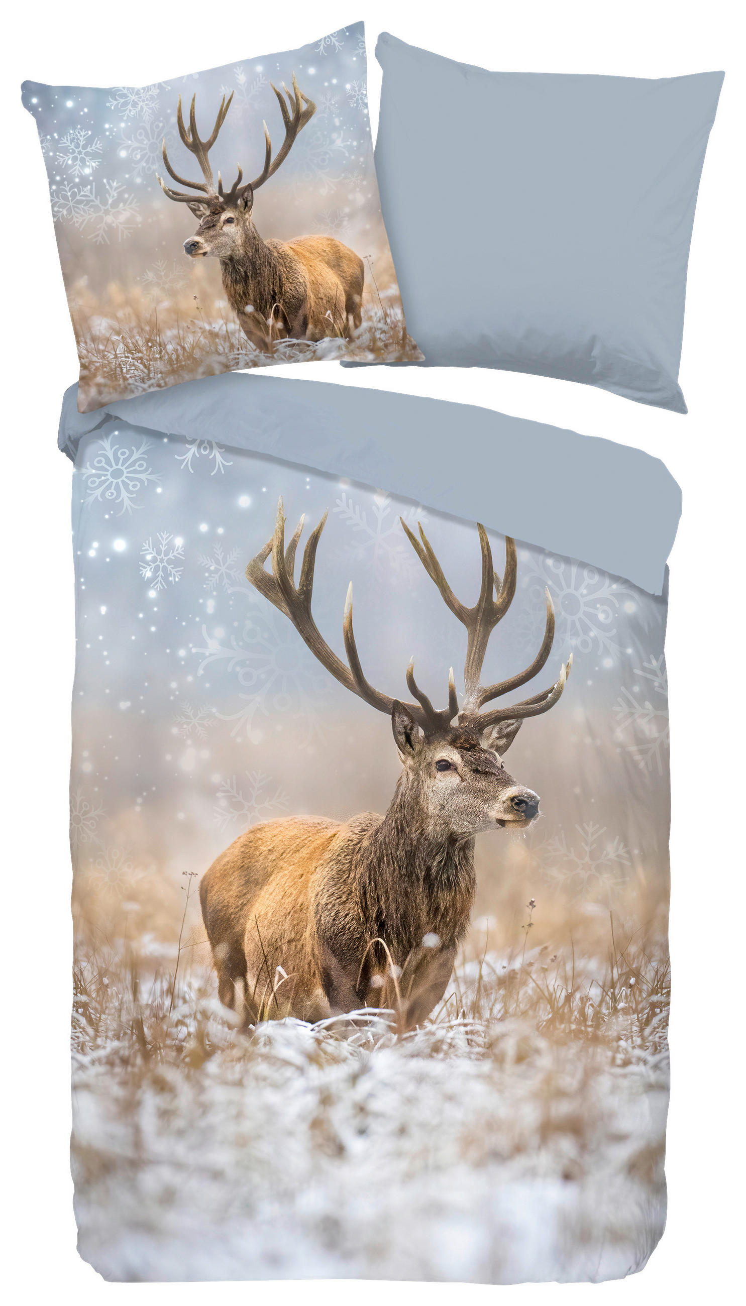 BETTWÄSCHE 200/200 cm Jolly Biber  - Multicolor, Design, Textil (200/200cm)
