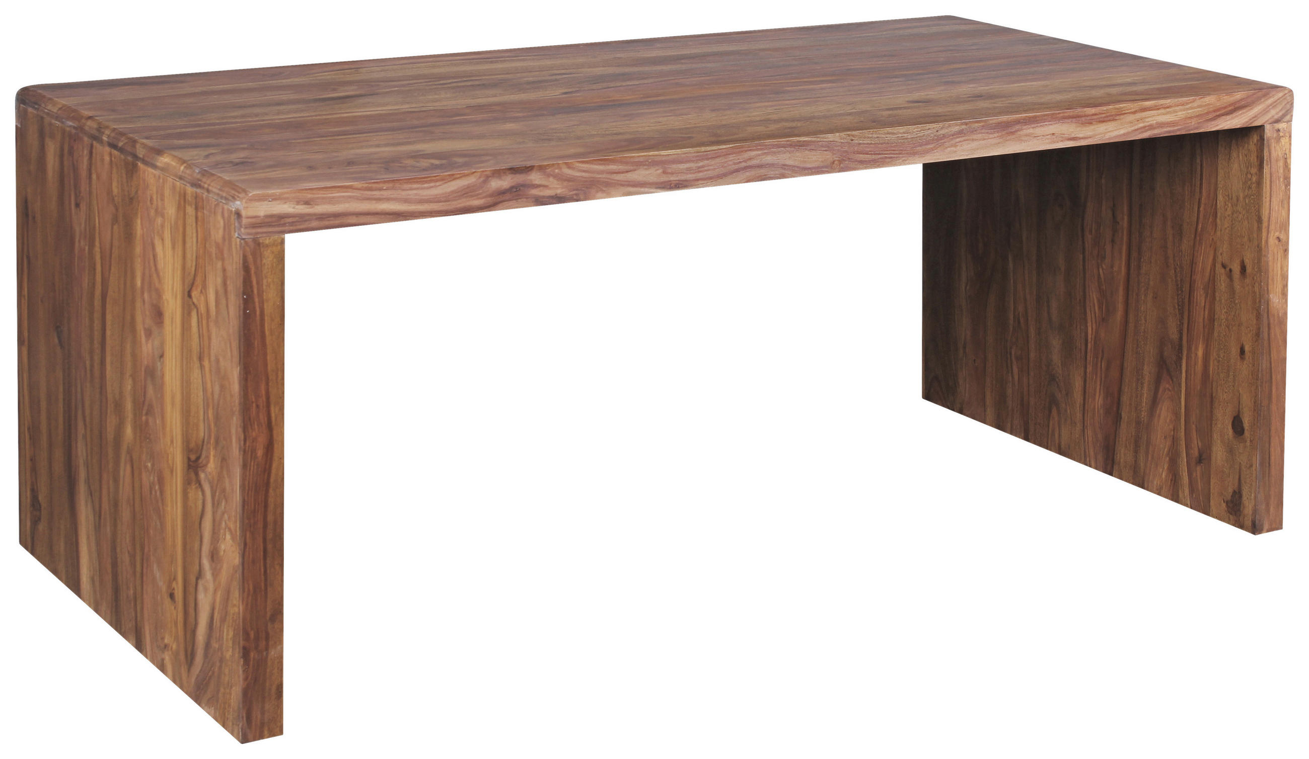 SCHREIBTISCH 180/90/76 cm  in Sheeshamfarben  - Sheeshamfarben, Design, Holz (180/90/76cm) - MID.YOU