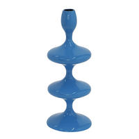 STABKERZENHALTER - Blau, Basics, Metall (11/28/11cm)