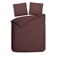 BETTWÄSCHE Punto Makosatin 200/200 cm  - Braun, Basics, Textil (200/200cm)