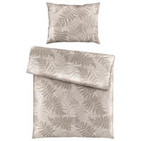 POVLEČENÍ satén béžová 140/200 cm - béžová, Konvenční, textil (140/200cm) - Bio:Vio