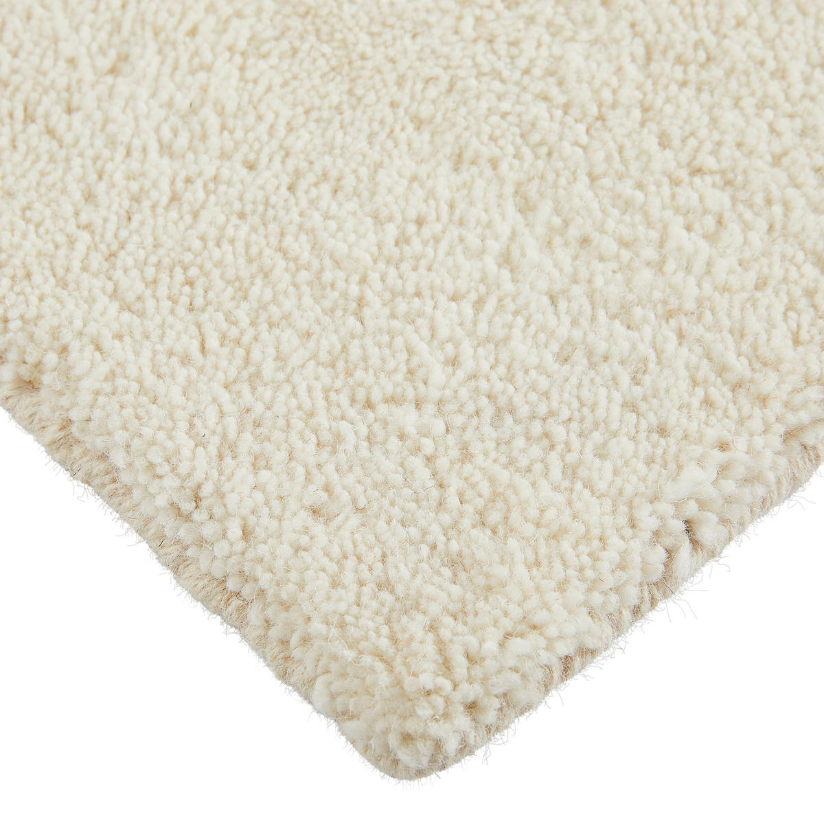 WOLLTEPPICH 70/140 cm Weiß  - Weiß, Design, Textil (70/140cm) - Linea Natura
