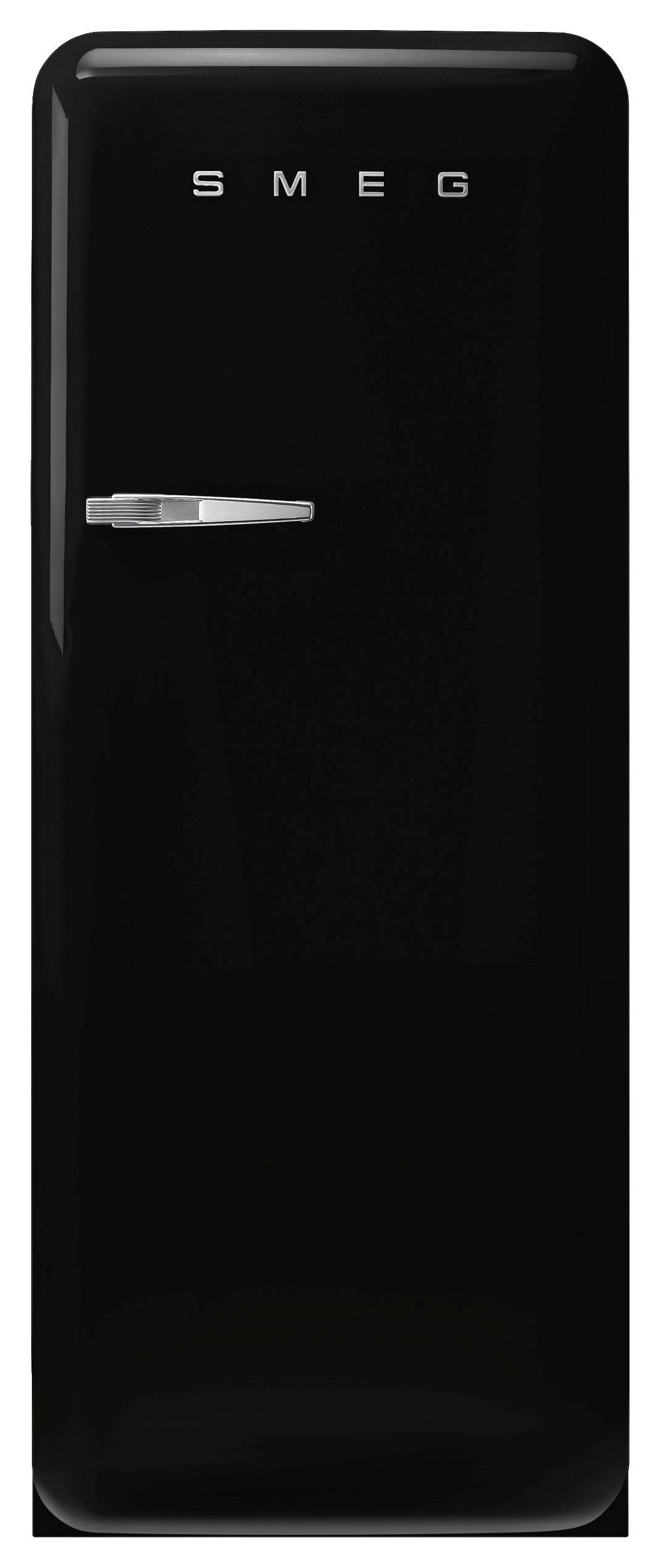KÜHLSCHRANK 60/153/72,8 cm FAB28RBL5  - Schwarz, Basics, Glas/Metall (60/153/72,8cm) - SMEG