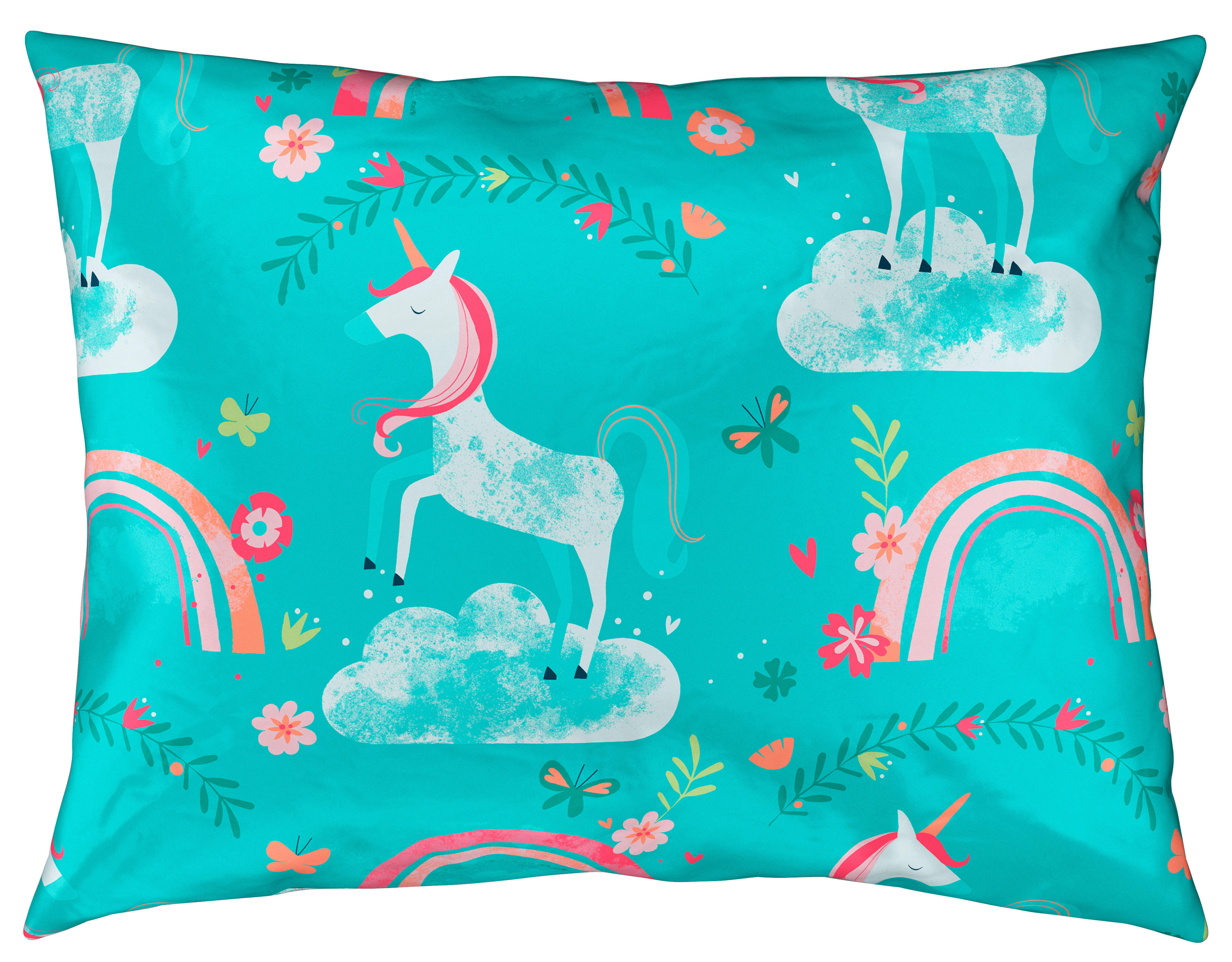 DETSKÉ OBLIEČKY 140/200 cm  - modrá/pink, Konventionell, textil (140/200cm) - Ben'n'jen