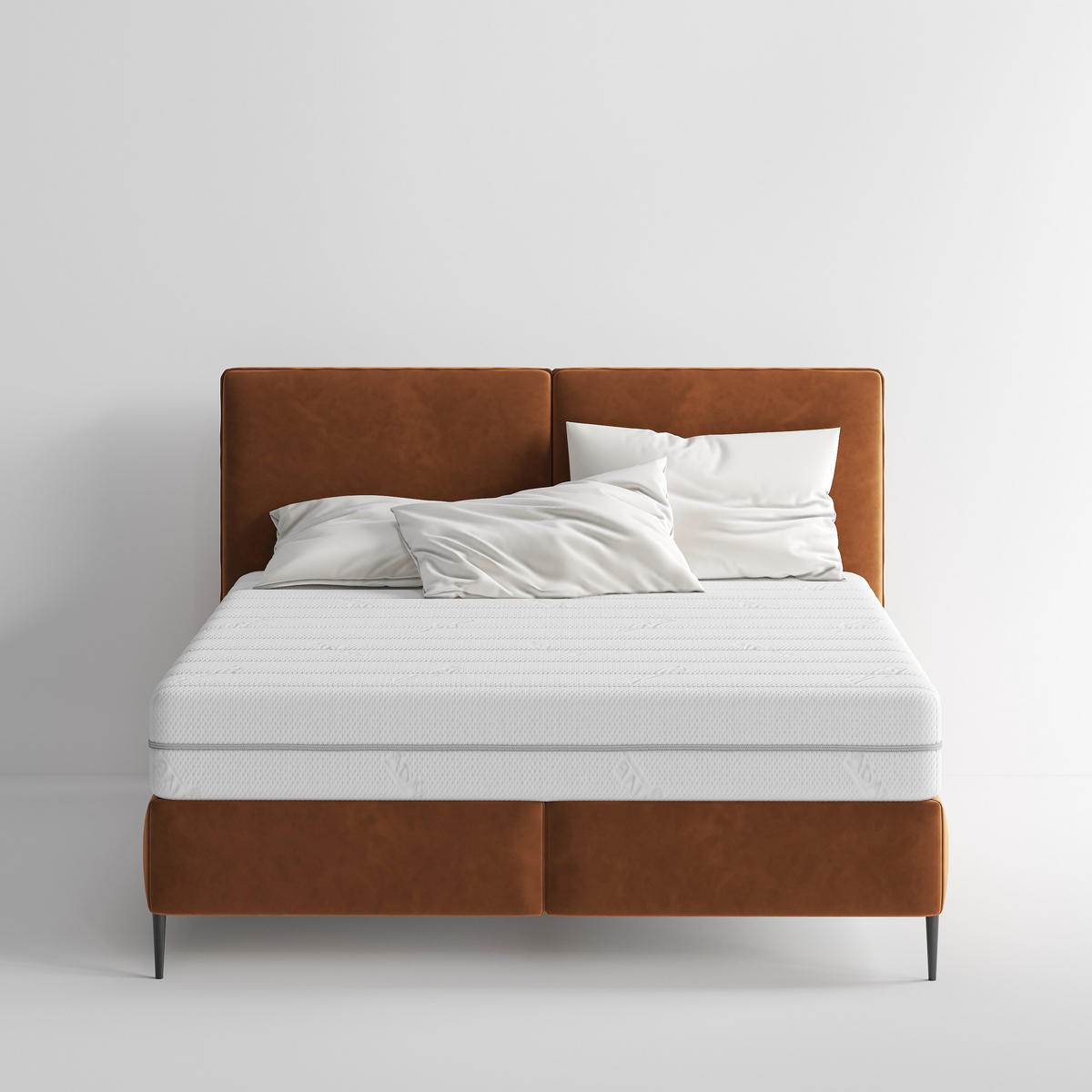 TASCHENFEDERKERNMATRATZE 80/200 cm Höhe ca. 20 cm 7 -Zonen - Weiß, Basics, Textil (80/200cm) - Chameo