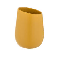 ZAHNPUTZBECHER Keramik  - Gelb, Basics, Keramik (8/10,8/8cm) - Wenko