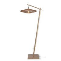 STOJACÍ LAMPA, 73/55/176 cm - přírodní barvy, Trend, přírodní materiály (73/55/176cm) - Good & Mojo