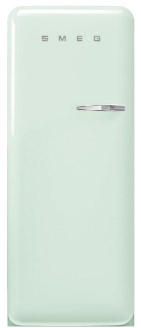 KÜHLSCHRANK 60/150/72,8 cm  - Pastellgrün, Basics, Glas/Metall (60/150/72,8cm) - SMEG